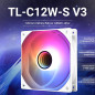 Thermalright TL-C12W-S V3 - Ventilateur de processeur ARGB - 120 mm - Connecteur PWM à 4 broches - Silencieux - Avec roulement S Thermalright TL-C12W-S V3 - Ventilateur de processeur ARGB - 120 mm - Connecteur PWM à 4 broches - Silencieux - Avec roulement S