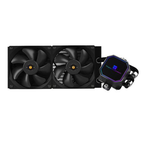 Thermalright Frozen Prism 240 Refroidisseur d'eau pour processeur avec deux ventilateurs PWM, pour AMD AM4/AM5, Intel 1150/1155/