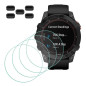 MTHGH Protection Écran pour Garmin Fenix 7/7 Sapphire Solar Verre Trempé [4 pièces]+ Bouchons anti-poussière 5 pièces, Protecteu