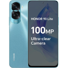 HONOR 90 Lite Smartphone 5G, Écran 6,7" 90 Hz, Triple Appareil Photo 100 MP, 8+256 Go, 4 500 mAh, Double SIM, Android 13