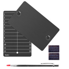 GanKe Crypto Seed Storage, Bitcoin Wallet, Cold Backup - BIP39 12 ou 24 Mots Recovery Phrase Backup Cryptocurrency Avec Gravurpe