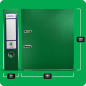 Netuno 3x classeur à anneaux vert mécanisme à 2 anneaux dos de 8 cm classeurs plastiques classeur A4 rigide classeurs de bureau Netuno 3x classeur à anneaux vert mécanisme à 2 anneaux dos de 8 cm classeurs plastiques classeur A4 rigide classeurs de bureau