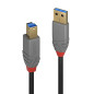 LINDY - Câble USB vers USB 3.2 A/B, Anthra Line 3 Mètre, Câble avec Transfert de Données de 5Gbps| Compatible avec TV, Monitor, LINDY - Câble USB vers USB 3.2 A/B, Anthra Line 3 Mètre, Câble avec Transfert de Données de 5Gbps| Compatible avec TV, Monitor,
