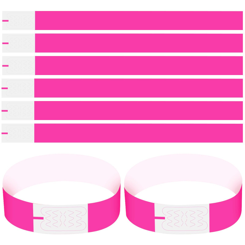 Catime TY001 100 pièces Bracelets d‘identification, Étanche Indéchirable Tyvek en Sécurité avec Fermeture Adhésive, Imprimables Catime TY001 100 pièces Bracelets d‘identification, Étanche Indéchirable Tyvek en Sécurité avec Fermeture Adhésive, Imprimables