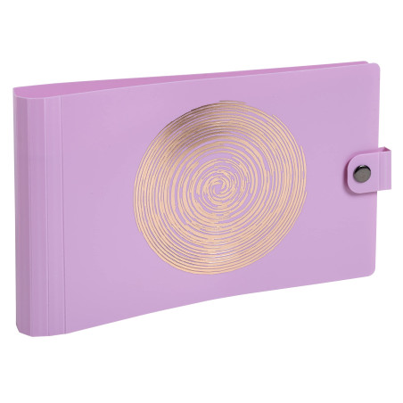 Exacompta - Réf. 52990E - 1 classeur semi-rigide PP Ellipse - 2 anneaux ronds diam.30 mm - Dimensions extérieures : 16 x 26,5 cm