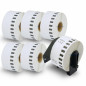 BETCKEY - 6 DK-22225 Rouleau de Papier Continu Compatible avec Brother, 38mm x 30.48m, 6 Étiquettes pour Imprimantes d'Étiquette BETCKEY - 6 DK-22225 Rouleau de Papier Continu Compatible avec Brother, 38mm x 30.48m, 6 Étiquettes pour Imprimantes d'Étiquette