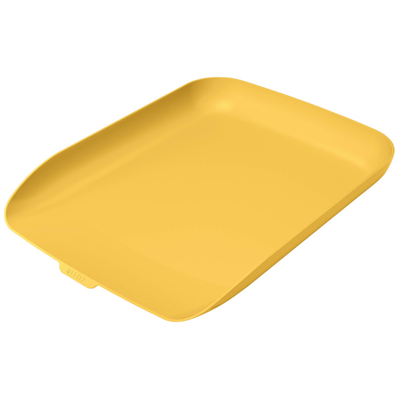 Leitz Corbeille à Courrier A4, Cosy, Jaune, 53580019 Leitz Corbeille à Courrier A4, Cosy, Jaune, 53580019