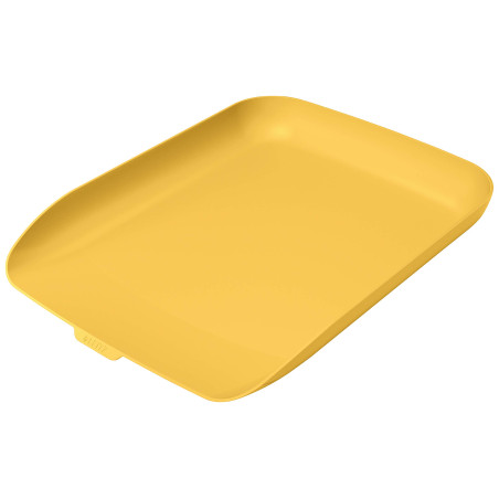 Leitz Corbeille à Courrier A4, Cosy, Jaune, 53580019