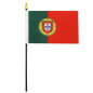 AZ FLAG - Mini Drapeau Portugal De Table - 15x10 cm - Drapeau Portugais De Bureau 100% Polyester Avec Hampe Pointe Dorée 25cm AZ FLAG - Mini Drapeau Portugal De Table - 15x10 cm - Drapeau Portugais De Bureau 100% Polyester Avec Hampe Pointe Dorée 25cm