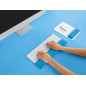 Leitz Ergo WOW Repose-Poignet Ajustable pour Clavier, Hauteur Réglable sur 2 Positions, Bleu/Blanc, 65230036 Leitz Ergo WOW Repose-Poignet Ajustable pour Clavier, Hauteur Réglable sur 2 Positions, Bleu/Blanc, 65230036