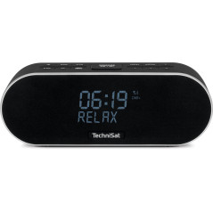 TechniSat DIGITRADIO 53 BT Radio-réveil stéréo de qualité supérieure avec Fonction de Charge USB (Dab+, FM, Affichage de l'heure
