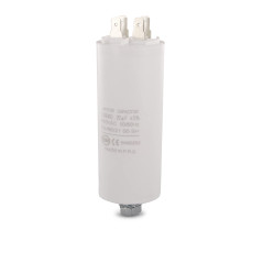 DL-pro Condensateur universel 22 µF 450 V Ø 40 x 95 mm avec connecteurs AMP 6,3 mm et vis de fixation M8 CBB60 pour appareils él