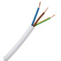Kopp 151610846 Tuyau conducteur H03 VV-F Blanc 3 x 0,75 mm² x 10 m
