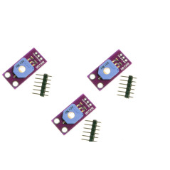 DollaTek 3Pcs Rotation Angle Capteur Module SV01A103AEA01R00 Trimmer 10K Potentiomètre Analogique Tension Sortie pour Arduino
