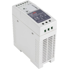 Poppstar Alimentation pour rail DIN ultra-mince 24V DC 2,5 A 60 W (bloc d'alimentation pour rail DIN 24V 2,5A / transformateur p