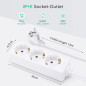 Aigostar Rallonge 3 Prises avec câble de 1,5 m, Blanc Aigostar Rallonge 3 Prises avec câble de 1,5 m, Blanc