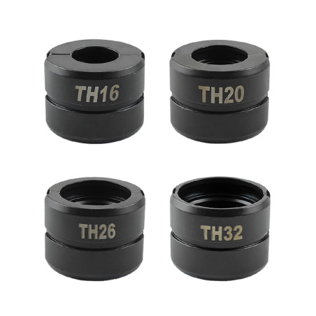 AMZCNC Pressbacke TH16~TH32 TH-Kontur für 16mm,20mm,26mm,32mm Pressbackeneinsatz passend für Handpresszangen + Wechselbacke. Ver