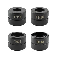 AMZCNC Pressbacke TH16~TH32 TH-Kontur für 16mm,20mm,26mm,32mm Pressbackeneinsatz passend für Handpresszangen + Wechselbacke. Ver