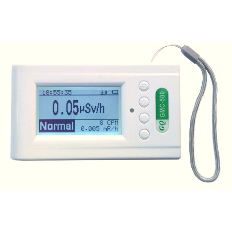 Compteur Geiger QG GMC-500 - Dosimètre pour rayons-X, gamma, bêta, radiations