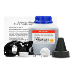 Kit de chargement compatible pour Brother HL 2130, 2240, 2250, 2270, TN-2010, TN-2210, TN-2220, MFC 7460 DN, Fax 2940, 2840, 284