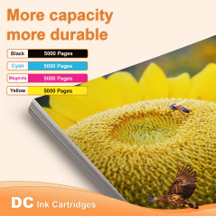 D&C Cartouches d'encre compatibles pour Epson T9451 T9452 T9453 T9454 pour Epson Workforce Pro WF-C5710DWF WF-C5790DWF WF-C5210D