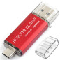 Clé USB 128 Go, Dual Port OTG USB 3.0 Mémoire Stick Aves Type C Port, U Disque Compatible pour Smartphone Android, Tablette et O Clé USB 128 Go, Dual Port OTG USB 3.0 Mémoire Stick Aves Type C Port, U Disque Compatible pour Smartphone Android, Tablette et O