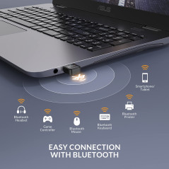 iDsonix Clé Bluetooth 5.0 Adapter, Bluetooth Dongle USB pour PC, Adaptateur Bluetooth sans Fil Compatible avec Windows 10/7 pour