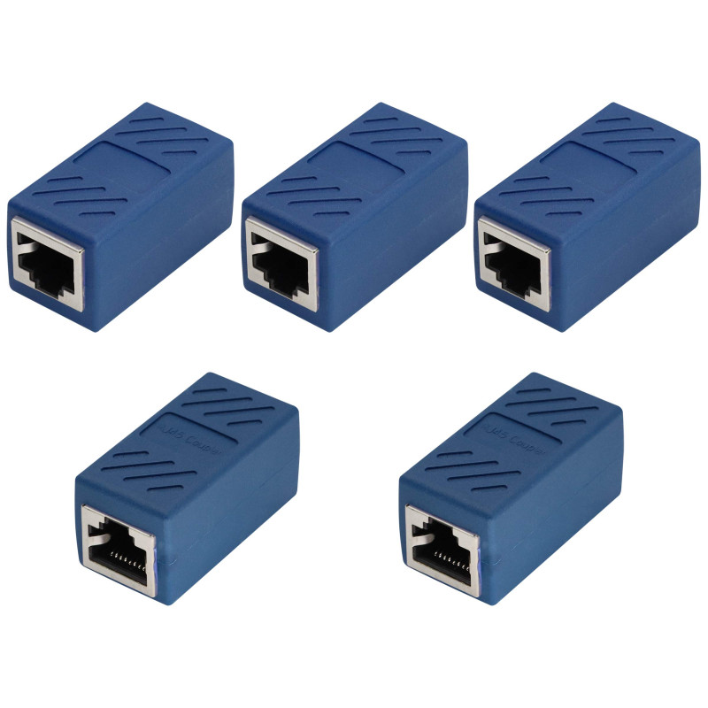 AAOTOKK Adaptateur Coupleur RJ45 Femelle à Femelle Ethernet Câble Connecteur LAN pour Cat6 Cat5e en Ligne Coupleur Ethernet Câbl AAOTOKK Adaptateur Coupleur RJ45 Femelle à Femelle Ethernet Câble Connecteur LAN pour Cat6 Cat5e en Ligne Coupleur Ethernet Câbl