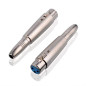 S SIENOC Lot de 2 adaptateurs XLR vers 6,35 mm plaqués nickel XLR femelle vers connecteur femelle 6,35 mm Métal argenté S SIENOC Lot de 2 adaptateurs XLR vers 6,35 mm plaqués nickel XLR femelle vers connecteur femelle 6,35 mm Métal argenté