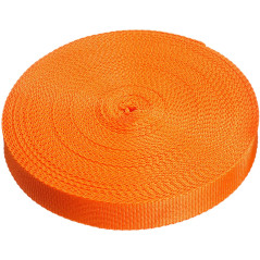 Direct Manufacturing Rouleau de sangle en polypropylène de 25 mm x 50 m pour le bricolage, sangles, harnais, arrimage et plus en