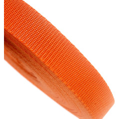 Direct Manufacturing Rouleau de sangle en polypropylène de 25 mm x 50 m pour le bricolage, sangles, harnais, arrimage et plus en