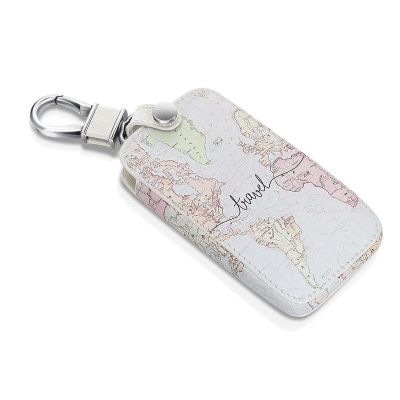kwmobile Accessoire clé de Voiture Compatible avec Renault Smart Key 4-Bouton (Keyless Go Uniquement) - Coque en Simili Cuir pou kwmobile Accessoire clé de Voiture Compatible avec Renault Smart Key 4-Bouton (Keyless Go Uniquement) - Coque en Simili Cuir pou