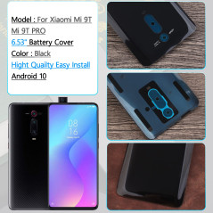 YHX-OU 6.39'' Cache Batterie pour Xiaomi Mi 9T 9T Pro Vitre arrière, Coque arrière de Batterie Remplacement pour Xiaomi Mi 9T 9T