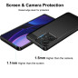 Wookfiss Coque pour Motorola Moto Edge 40 Neo Cover [Anti-Choc Air Cushion][Texture Fibre de Carbone ] Anti-Choc Silicone Housse