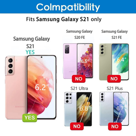 Glitter Liquide Collier Coque pour Samsung Galaxy S21 5G, Glitter Silicone Paillette Étui Protection TPU Bumper Liquide Housse, 
