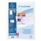 Exacompta - Réf. 58109E - 1 Protège-documents personnalisable Kreacover Chromaline - 10 pochettes cristal lisse - 20 vues - pour Exacompta - Réf. 58109E - 1 Protège-documents personnalisable Kreacover Chromaline - 10 pochettes cristal lisse - 20 vues - pour