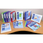 Exacompta - Réf. 58109E - 1 Protège-documents personnalisable Kreacover Chromaline - 10 pochettes cristal lisse - 20 vues - pour Exacompta - Réf. 58109E - 1 Protège-documents personnalisable Kreacover Chromaline - 10 pochettes cristal lisse - 20 vues - pour