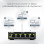 NETGEAR (GS305E) Switch Ethernet 5 Ports RJ45 Métal Gigabit (10/100/1000), Switch RJ45 Manageable Plus, positionnement Bureau ou