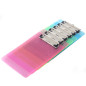 6 Pièces Porte-bloc A5 avec Pince, Transparent Plastique Clip planches pour papier d'écriture Memo des dossiers, Planchettes à p