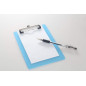 6 Pièces Porte-bloc A5 avec Pince, Transparent Plastique Clip planches pour papier d'écriture Memo des dossiers, Planchettes à p