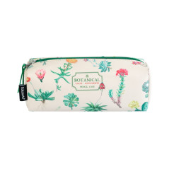 Kokonote - Trousse Botanical 21 x 7,5 x 7,5 cm | Trousse Scolaire, Grande Trousse à Fermeture Éclair, Trousse en Simili Cuir, Tr