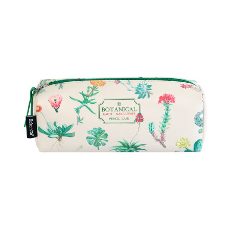Kokonote - Trousse Botanical 21 x 7,5 x 7,5 cm | Trousse Scolaire, Grande Trousse à Fermeture Éclair, Trousse en Simili Cuir, Tr