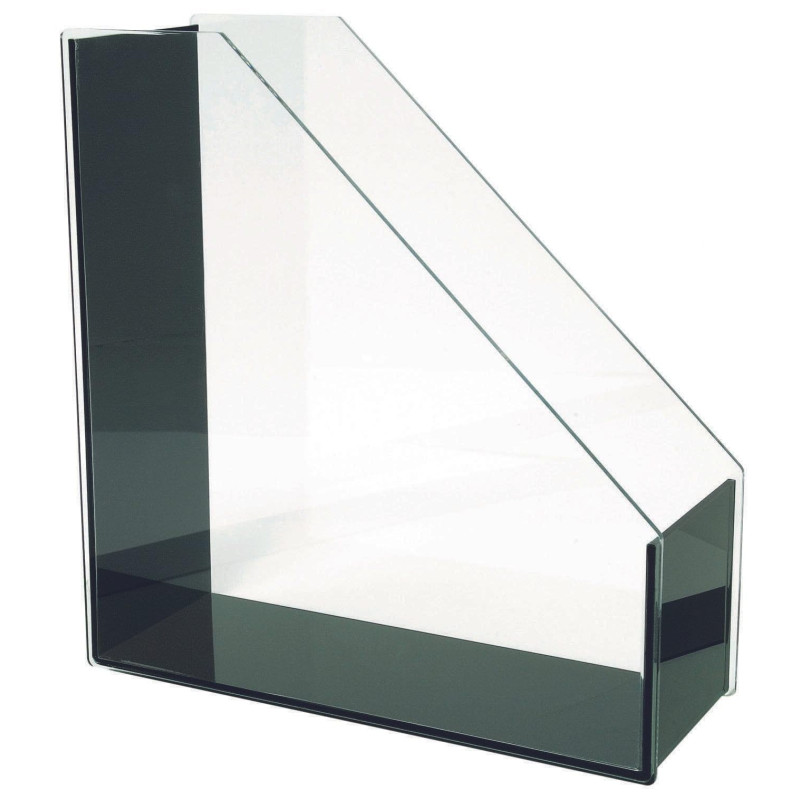 Wedo Acryl Exklusiv Porte-revues A4 Transparent/Noir