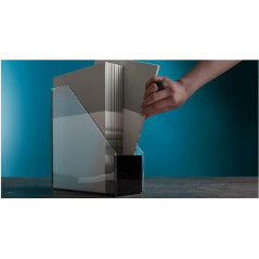 Wedo Acryl Exklusiv Porte-revues A4 Transparent/Noir