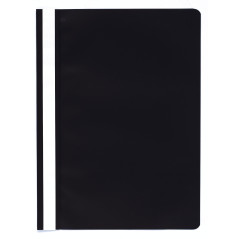 Exacompta - Réf. 449201B - Paquet de 25 chemises de présentation à lamelles - couverture en PP qualité standard - étiquette sur
