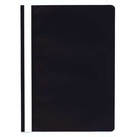 Exacompta - Réf. 449201B - Paquet de 25 chemises de présentation à lamelles - couverture en PP qualité standard - étiquette sur