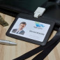2 ensembles porte-badges horizontaux lanière pour bureau entreprise employé école étudiant Bus nom Badge porte-carte noir 2 ensembles porte-badges horizontaux lanière pour bureau entreprise employé école étudiant Bus nom Badge porte-carte noir