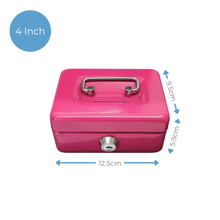 Cathedral Caisse à monnaie Serrure avec 2 clés Rose 12,5 cm (Import Royaume Uni)