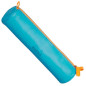 RHODIA 318897C - Trousse Ronde Turquoise - 21,5 x 5,5 cm - Coutures Véritables Orange - Intérieur Jersey Ivoire - Simili Cuir - RHODIA 318897C - Trousse Ronde Turquoise - 21,5 x 5,5 cm - Coutures Véritables Orange - Intérieur Jersey Ivoire - Simili Cuir -