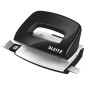 Leitz – Mini-Perforateur, 10 Feuilles, Réglette de Guidage avec Marquages des Formats, Métal, Petit Format, pour École Travail B Leitz – Mini-Perforateur, 10 Feuilles, Réglette de Guidage avec Marquages des Formats, Métal, Petit Format, pour École Travail B